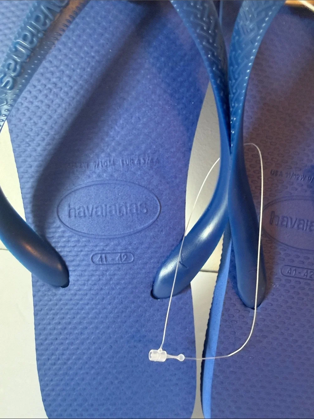 Havaianas Slim Flip Flops in Deep Blue